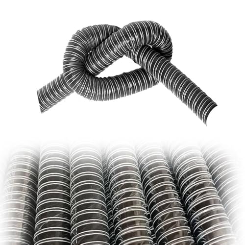 RTVGNSZSJL Lüftungsschlauch Flexibler Silikonschlauch 1 2 4 6 8 10m Abluftschlauch Klimaanlage Schlauch Belüftungsschlauch Silikon-Kanalschlauch 60 102 152mm(152mm,4m(13ft)) von RTVGNSZSJL