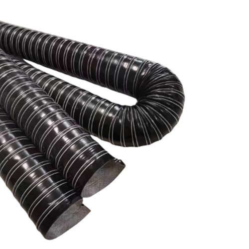 RTVGNSZSJL Luftansaugschlauch Flexibler Silikonschlauch 55 60 70 102 140 152 254 280mm Schwarz Flexibler Entlüftungsschlauch Rohr Länge 1 2 4 6 8 10m(70mm,10m(32.8ft)) von RTVGNSZSJL