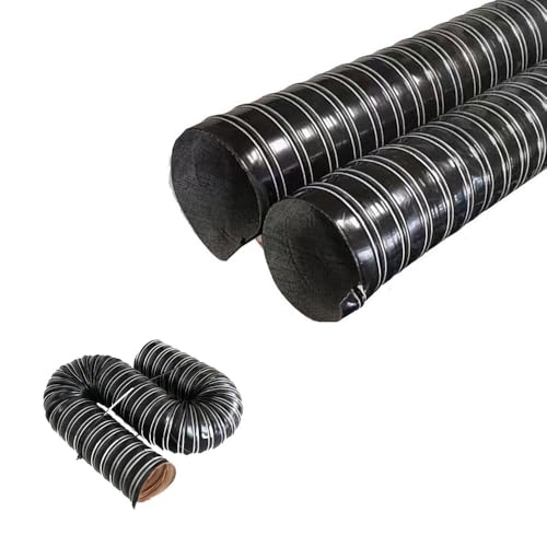RTVGNSZSJL Lufteinlass Schlauch Belüftungsschlauch 25 43 63 80 102 152 170 220 305mm Abluftschlauch Flexibler Silikonschlauch Warmluftschlauch(2m/6.56ft,254mm-10in) von RTVGNSZSJL