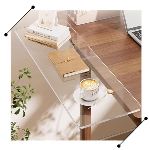 RTVGNSZSJL Schreibtisch Extender 40/50/60cmx16/20cm Festklemmbare Schreibtisch Tastaturablage, Armlehnenregal, Schreibtischverlängerung(50x16cm/20x6in) von RTVGNSZSJL