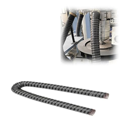 RTVGNSZSJL Schwarz Lufteinlass Schlauch Lufttransportschlauch 25 35 45 65 76 115 127 160 230mm Abluftschlauch Silikon-Kanalschlauch Warmluftschlauch(2m(6.6ft),80mm) von RTVGNSZSJL