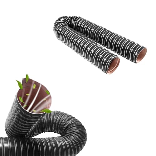 RTVGNSZSJL Silikon-Kanalschlauch Entlüftungsschlauch Schwarz 38 55 60 65 70 80 102 115 305mm Klimageräte Abluftschlauch Lüftungsschlauch(4m(13ft),280mm) von RTVGNSZSJL