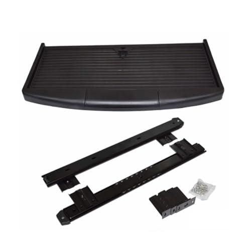 RTVGNSZSJL Tastaturschublade Ausziehbar, Tastaturablage Unter Dem Schreibtisch ABS Tastatur-Halterung Ergonomische Tastaturablage Für Zuhause Und Büro(Black,53cm/21in+27mm) von RTVGNSZSJL