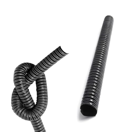 RTVGNSZSJL Universal Flexibler Silikonschlauch Hitzebeständiger Luftansaugschlauch 25 51 60 80 115 127 152 220 305mm Auto Ansaugrohr, Einfache Lagerung(2m/6.56ft,203mm-7.9in) von RTVGNSZSJL