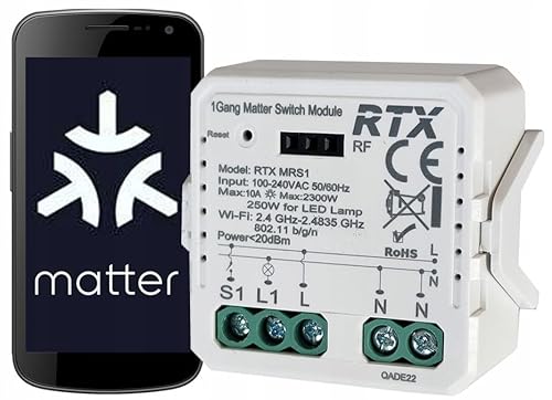 RTX Controller Relais 1 Kanal MATTER WiFi HomeKit Google Home Assistant Alexa RTX Controller Relais 1 Kanal MATTER WiFi HomeKit Google Home Assistant Alexa von RTX