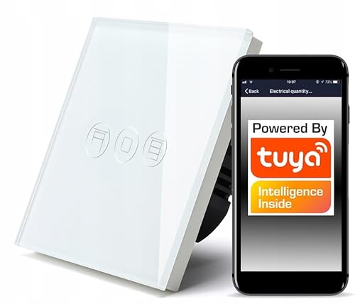Rollladenschalter WiFi Touch Control TUYA weiß Rollladenschalter WiFi Touch Control TUYA weiß von RTX