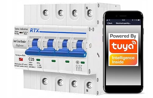 Sicherung Gesteuert 4x 25A Zigbee Tuya Sicherung Gesteuert 4x 25A Zigbee Tuya von RTX