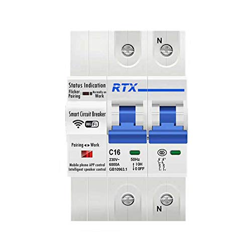 Steuersicherung 2x 16A ZigBee TUYA Energiemessung von RTX