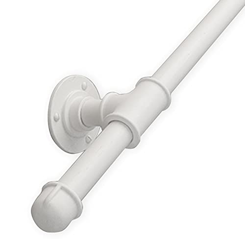 Haltegriff für den Außenbereichr, weiß 100cm 150cm 180cm 200cm 300cm |Handlauf für Treppen Innen Aussen Haltegriffe Rohrförmiges Handfußgeländer Sicherheitsgeländer Türgriff, externes oder Interieur von RTY-BY