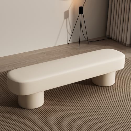 RTYHN Sitzbank Polsterbank aus PU-Leder Schuhbank für Eingangsbereich Schlafzimmer, Bettbank Essbank Sitzhocker für Flur von RTYHN