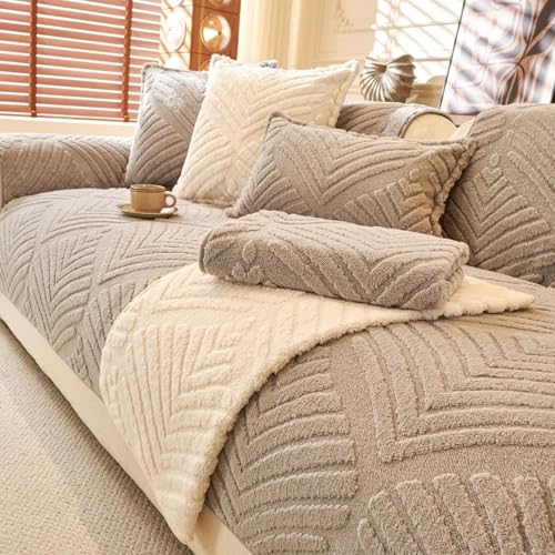 RTYHN Winter Plüsch Sofabezug Weicher Lustiger Fuzzy Couchbezug rutschfest Sofaschoner Samt Waschbar Sofa Überzug für Wohnzimmer RTYHN Winter Plüsch Sofabezug Weicher Lustiger Fuzzy Couchbezug rutschfest Sofaschoner Samt Waschbar Sofa Überzug für Wohnzimmer von RTYHN