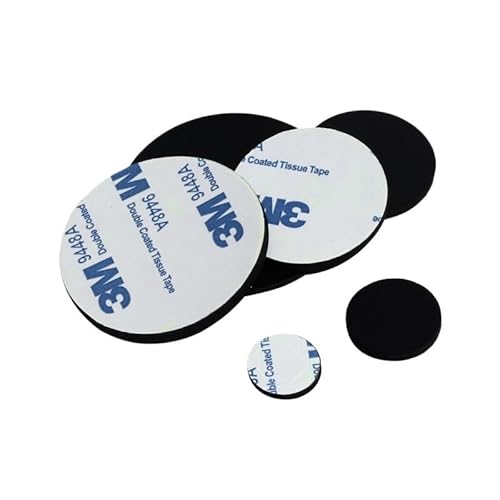 10 Stück schwarze Gummi-Flachdichtung, selbstklebend, einfache, feste Dichtungsringdichtung, 10 mm ~ 30 mm Außendurchmesser, NBR-Kissen-Flachdichtungsscheibe (Größe: 20 x 2 mm) (8 x 1 mm) von RTYHNCBG