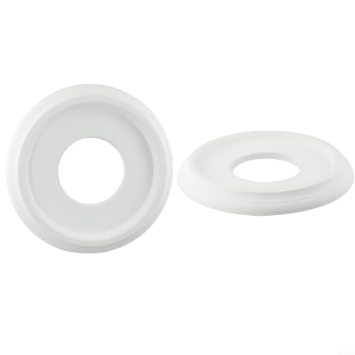 10 Zoll geformtes PU-Deckenmedaillon, runde Deckenventilator-Lichtplatte, Deckenmedaillons for Ersatzbaldachine, Kronleuchterventilatoren for Zuhause (2 Stück) von RTYHNCBG