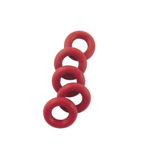 100 Stück 4 mm dicke rote O-Ring-Dichtung aus Gummi 25/26/27/28/29/30/31/32/33/34 mm Außendurchmesser O-Ringe Dichtungen Unterlegscheiben Ösen (Farbe: 33 x 25 x 4 mm) (29 x 21 x 4 mm) von RTYHNCBG