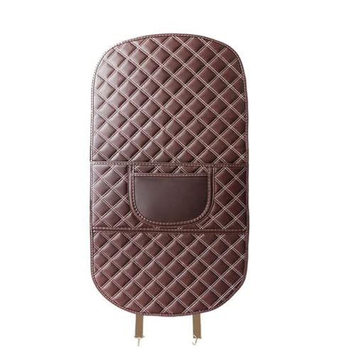 2 Stück Anti-Kick-Pad for die Autositzlehne for IS ES GS LS UX NX RX GX LX RXL LC500 RC RCF CT, Leder-Autositz-Rückenlehnenschutz, kratzfestes Sitzschutzkissen (Kaffee, All-inclusive) von RTYHNCBG