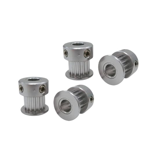 4 Stück 2GT GT2 16T/20T Zahnriemenscheibe Aluminiumlegierung GT2 Umlenkrolle 7 mm Riemenbreite 2GT-16T 2GT-20T Zahnriemenscheibe (Größe: 2GT-16T 4 mm Bohrung Stil: 7 mm Breite) (2GT-16T 5 mm Bohrung) von RTYHNCBG