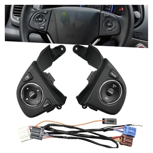 Auto Multifunktions-Lenkradschalter, Tempomatschalter, kompatibel mit CRV 2012–2016 35880T0AA11 Auto Multifunktions-Lenkradschalter, Tempomatschalter, kompatibel mit CRV 2012–2016 35880T0AA11 von RTYHNCBG