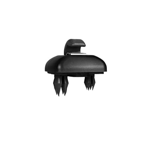 [Ersatz] 2 Stück Auto-Sonnenblenden-Clip, Innen-Sonnenblenden-Halterung, Haken-Clip-Halterung for A1 A3 A4 A5 Q3 Q5 (8E0 857 562), A7 B6 B7 B8 S4 S5 (schwarz) von RTYHNCBG