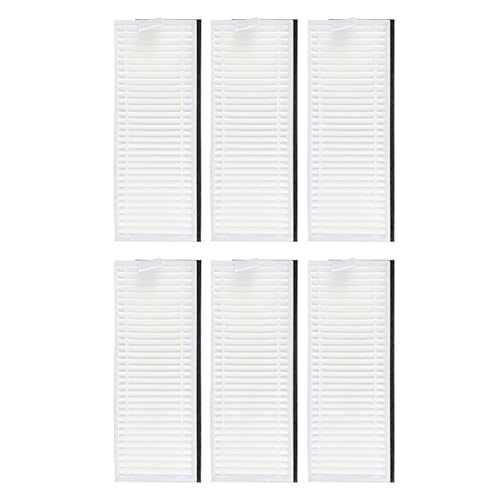 HEPA-Filter, Rollen-Seitenbürste, kompatibel mit Eufy, kompatibel mit Robovac 11S 15C 15T 30 30C 12 35C 11S Plus 25C, Ersatzteile for Roboterstaubsauger (4 Stück) (6 Stück) von RTYHNCBG