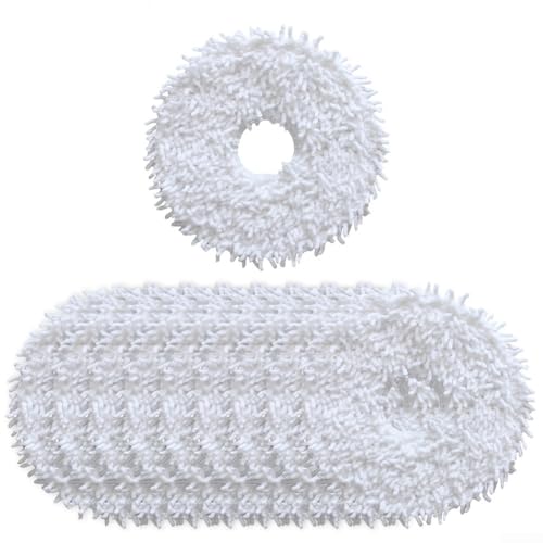 Mikrofaser-Staubsauger-Mopp-Stoffpads for Eureka J15 Pro for Ultra-Roboter-Staubsauger, wiederverwendbar und waschbar, Ersatz-Mopp-Pads, Ersatzteile (10) von RTYHNCBG