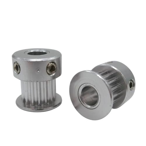 Zahnriemenscheibe 2GT GT2 16T 20T Aluminiumlegierung Transimission Riemenscheibe 7 mm Riemenbreite 2GT-16T 2GT-20T Zahnriemenscheibe (Größe: 2GT-20T, 7 mm Bohrung, Stil: 7 mm Breite) (2GT-20T 6,35 mm von RTYHNCBG