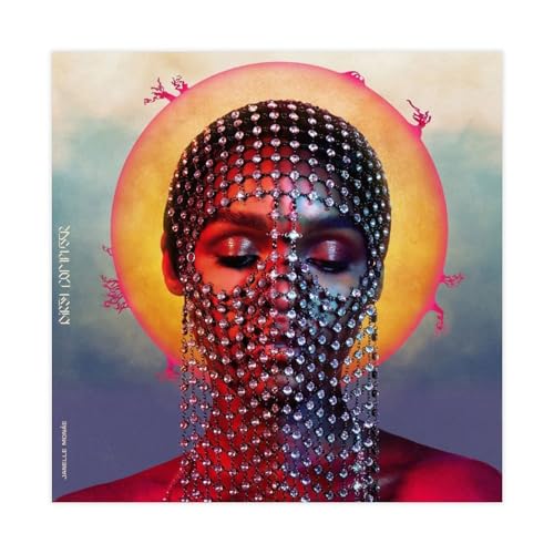 RUADK Leinwandposter Janelle Monae Dirty Computer Music Cover Poster Leinwand Kunstdruck Bild Gemälde 40 x 40 cm von RUADK