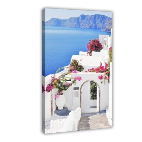 RUADK Poster mit Santorini-Bogen auf Leinwand, Wandkunstdruck, Bild, Gemälde, 20 x 30 cm RUADK Poster mit Santorini-Bogen auf Leinwand, Wandkunstdruck, Bild, Gemälde, 20 x 30 cm von RUADK