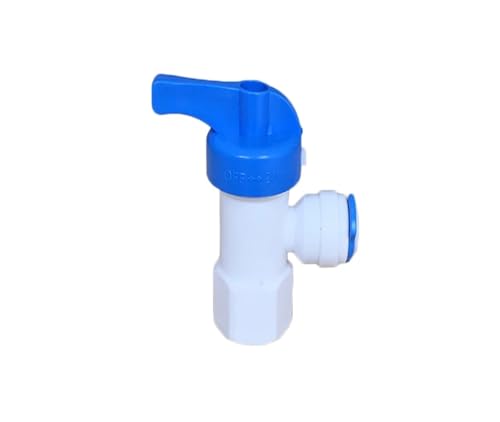 Ball Valve 1/4 quick fitting and 1/4Inside thread RO Water Reverse Osmosis System L type pressure barrel valve valve RUAJOGYNVM von RUAJOGYNVM