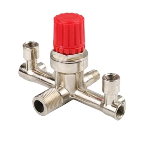 Double Outlet Tube Alloy Air Compressor Switch Pressure Regulator Valve Fitting Part Accessories RUAJOGYNVM Double Outlet Tube Alloy Air Compressor Switch Pressure Regulator Valve Fitting Part Accessories RUAJOGYNVM von RUAJOGYNVM