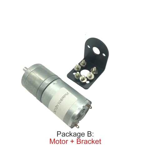 JGA25-370 Gear electronic starter 12v DC Low Rpm Robot High Torque Brush electronic starter package A 6v 12rpm RUAJOGYNVM von RUAJOGYNVM