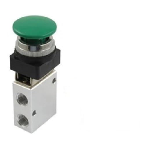 Pneumatic switch 1/4" PT Green Mushroom Button 3 2 Way Pneumatic Mechanical Valve JM 322PB RUAJOGYNVM von RUAJOGYNVM