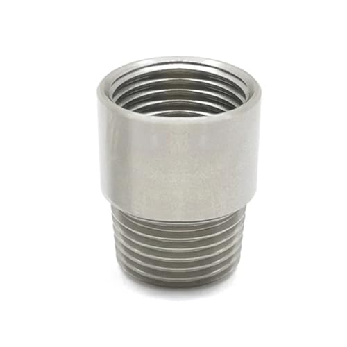 RUAJOGYNVM 1/2NPT Male to 1/N2PT Female 30mm Length machinged Pipe Fitting Coupler Stainless Steel RUAJOGYNVM 1/2NPT Male to 1/N2PT Female 30mm Length machinged Pipe Fitting Coupler Stainless Steel von RUAJOGYNVM