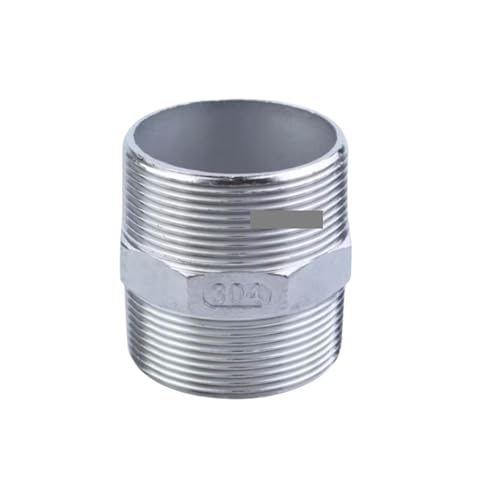 RUAJOGYNVM 1" BSP Thread 304 Stainless Steel Equal Diameter Double Head Male Thread Pipe Fittings RUAJOGYNVM 1" BSP Thread 304 Stainless Steel Equal Diameter Double Head Male Thread Pipe Fittings von RUAJOGYNVM