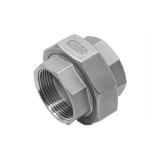 RUAJOGYNVM 1" Malleable Female Straight Union Coulping Pipe Fittings Stainless Steel SS304 von RUAJOGYNVM