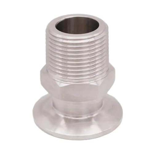RUAJOGYNVM 1.5" TC x 1" Male NPT, SS304, 3A, Homebrew Fitting, Brewer Hardware, Hardware RUAJOGYNVM 1.5" TC x 1" Male NPT, SS304, 3A, Homebrew Fitting, Brewer Hardware, Hardware von RUAJOGYNVM