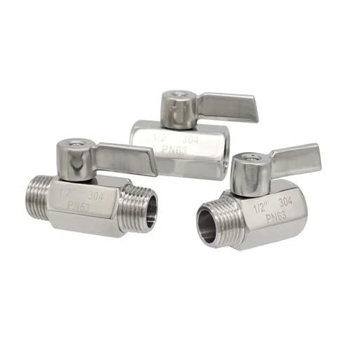 RUAJOGYNVM 1PC 1" Male-Female BSP SS304 Thread Ball Valve with High Pressure Resistance RUAJOGYNVM 1PC 1" Male-Female BSP SS304 Thread Ball Valve with High Pressure Resistance von RUAJOGYNVM