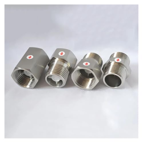 RUAJOGYNVM 1pc 1/2" BSP Male to Male Thread 304 Stainless Steel Check Valve One Way Non-Return Valve RUAJOGYNVM 1pc 1/2" BSP Male to Male Thread 304 Stainless Steel Check Valve One Way Non-Return Valve von RUAJOGYNVM