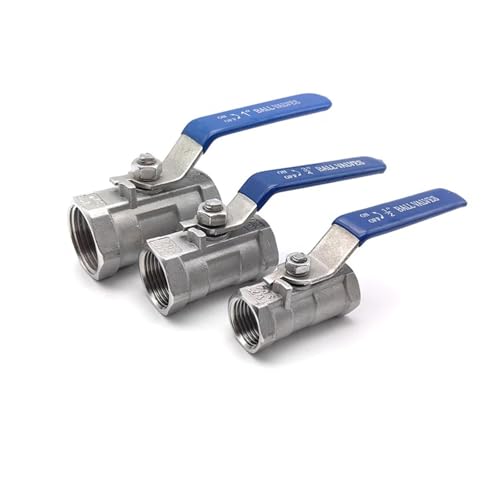 RUAJOGYNVM 1pc 1" 304 Stainless Steel One Piece Ball Valve Female Thread Suitable RUAJOGYNVM 1pc 1" 304 Stainless Steel One Piece Ball Valve Female Thread Suitable von RUAJOGYNVM