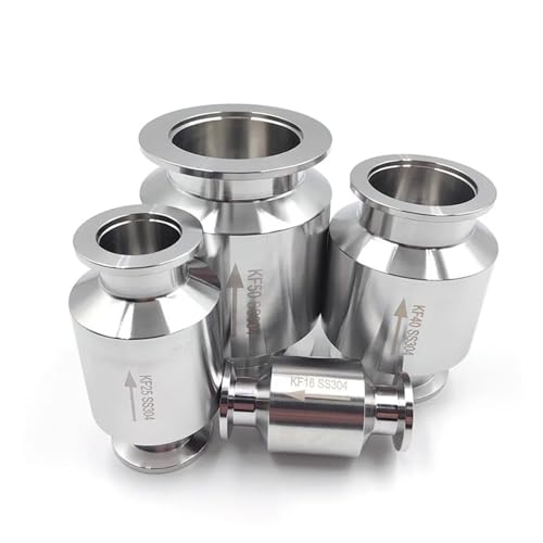 RUAJOGYNVM 1pc 304 Stainless Steel Tri Clamp Vacuum Inline One-Way Check Valve,KF50 von RUAJOGYNVM
