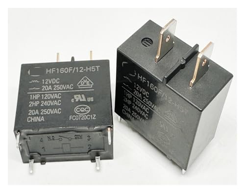RUAJOGYNVM 1pc HF160F 12-HST (PCF-12V-20A) Relay 4 pins von RUAJOGYNVM