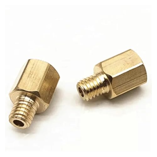 RUAJOGYNVM 1pc M8x1mm - M6x1 Female to Male Straight Brass Pipe Connector RUAJOGYNVM 1pc M8x1mm - M6x1 Female to Male Straight Brass Pipe Connector von RUAJOGYNVM