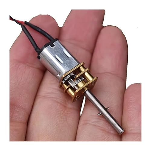 RUAJOGYNVM 23mm Long Shaft N20 Gear Electronic Starter Full Metal Gearbox Gear DC 5V-6V 740RPM-908RPM Gear Ratio 1:10 von RUAJOGYNVM