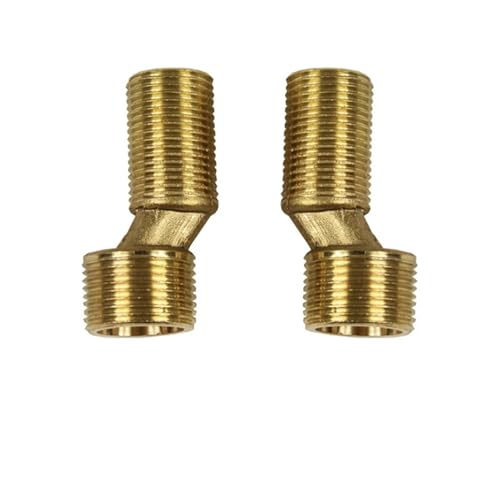 RUAJOGYNVM 2pcs Copper Bathtub Wall-Mounted Faucet Extension Pipe Fittings Eccentric Variable Ddiameter Curved Feet Bent Feet Accessories RUAJOGYNVM 2pcs Copper Bathtub Wall-Mounted Faucet Extension Pipe Fittings Eccentric Variable Ddiameter Curved Feet Bent Feet Accessories von RUAJOGYNVM