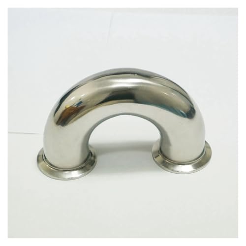 RUAJOGYNVM 38mm O/D 1.5" Tri Clamp 304 Stainless Steel 180 Degree Bend Three Pipe Fitting von RUAJOGYNVM