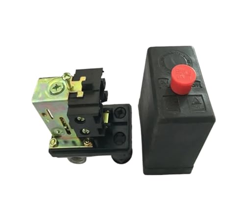 RUAJOGYNVM 4 Ports Heavy Duty Air Compressor Pressure Control Switch Valve 90-120PSI 12 Bar von RUAJOGYNVM