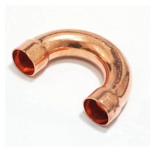 RUAJOGYNVM 8x0.9x25mm 180 Degree Bend Copper End Feed Plumbing Pipe Fitting for Gas Water Oil RUAJOGYNVM 8x0.9x25mm 180 Degree Bend Copper End Feed Plumbing Pipe Fitting for Gas Water Oil von RUAJOGYNVM