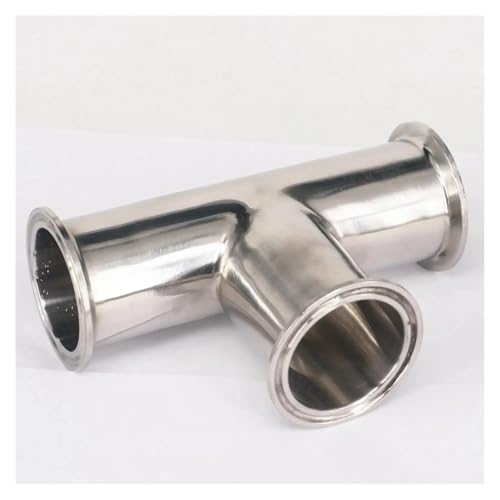 RUAJOGYNVM Fit Tube O.D 51mm 2" Tri Clamp Ferrule O.D 64mm 304 Stainless Steel Tee 3 Ways Ferrule Fitting RUAJOGYNVM Fit Tube O.D 51mm 2" Tri Clamp Ferrule O.D 64mm 304 Stainless Steel Tee 3 Ways Ferrule Fitting von RUAJOGYNVM