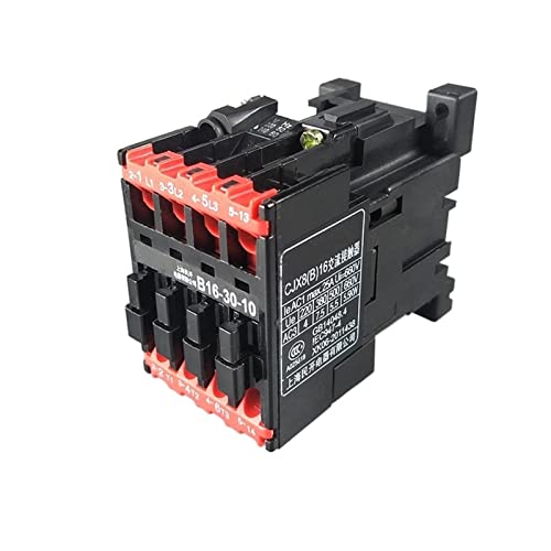 RUAJOGYNVM Teile und Ersatzteile Schütz B16-30-10 220V 50/60Hz Spule 2 8a Dh 3 Pole 3no 660v UI 35mm Montageschiene CJX8 AC Schütze von RUAJOGYNVM