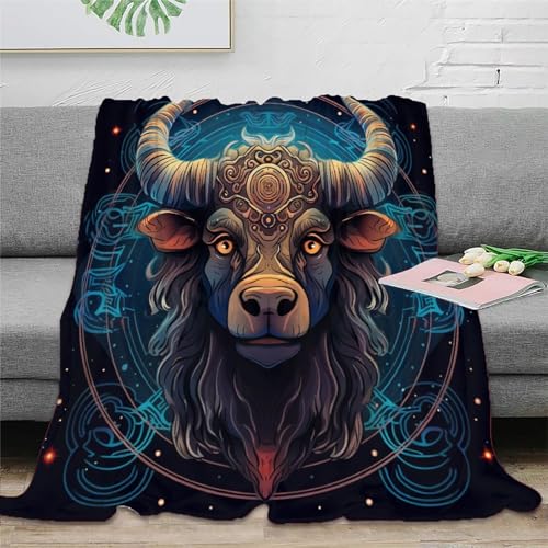 Kuh 3D Druck Couchdecke Sofadecke Fleecedecke Wohndecken Flauschig Warm Kuscheldecke Tagesdecke Bett Decken Weichen Flauschig Für Mädchen Jungen 70x80inch(180x200cm) von RUASVENNS