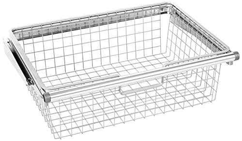 Rubbermaid Configurations Schiebekorb für Schrankschubladen, stabiler ausziehbarer Korb, Titan von Rubbermaid